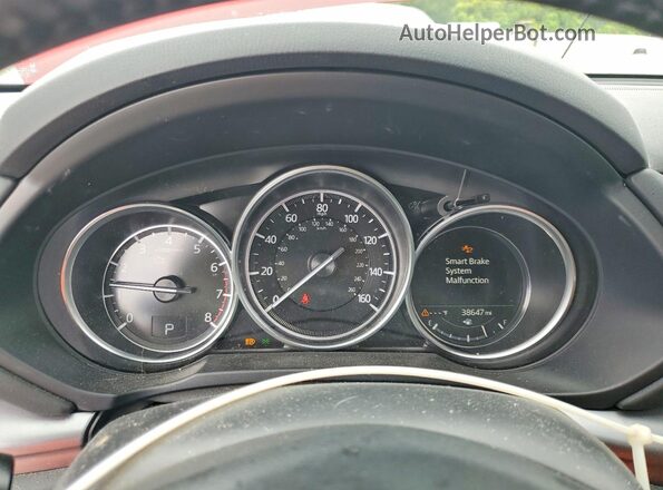 JM3KFACM4M0362065 2021 MAZDA CX-5 Red Սարքավորումների վահանակի տեսք