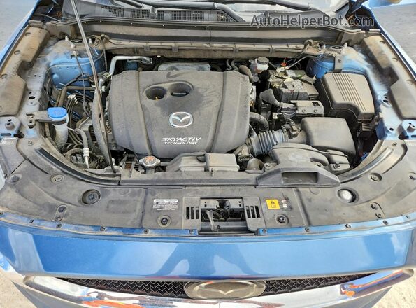 JM3KFACM5K0633860 2019 MAZDA CX-5 Blue ძრავის განყოფილების ხედი