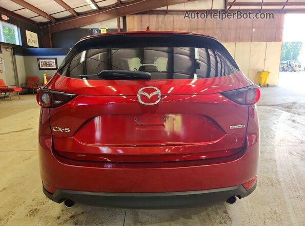 JM3KFACM5M0316633 2021 MAZDA CX-5 Red Vista trasera