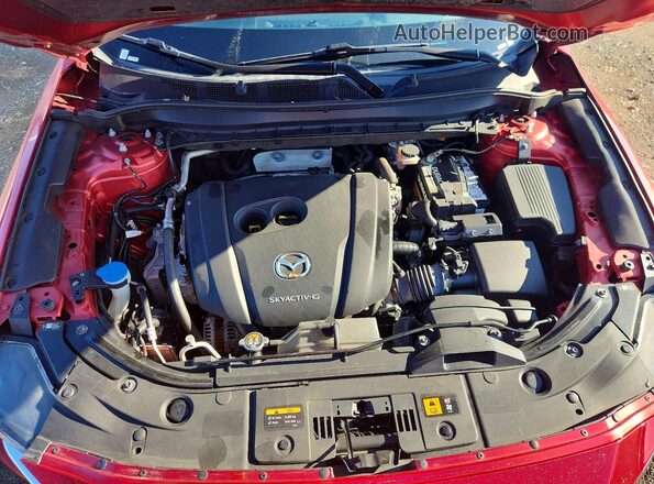 JM3KFACM5M0316633 2021 MAZDA CX-5 Red Vista del compartimento del motor