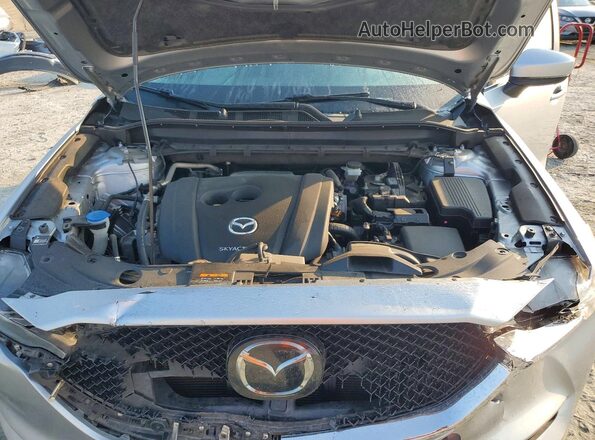 JM3KFACM5M0338549 2021 MAZDA CX-5 Silver Engine compartment view