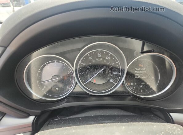 JM3KFACM6K0668892 2019 MAZDA CX-5 White Widok zestawu wskaźników