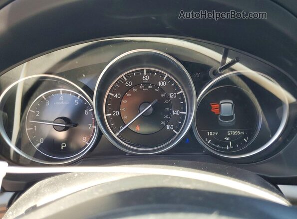 JM3KFACM6L0744256 2020 MAZDA CX-5 Blue ხელსაწყოთა პანელის ხედი