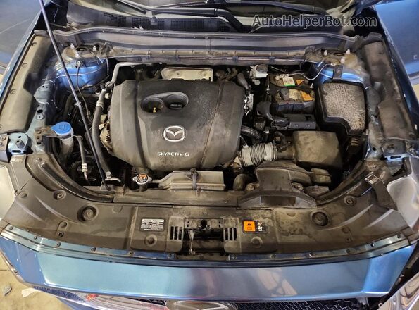 JM3KFACM6L1829270 2020 MAZDA CX-5 Blue Widok komory silnika