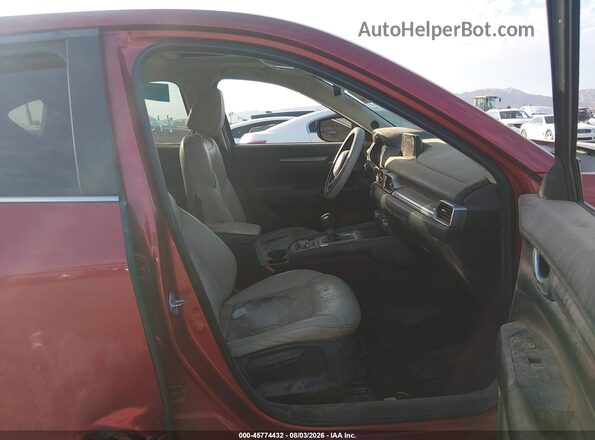 JM3KFACM7J0331369 2018 MAZDA CX-5 Burgundy წინა სალონის ხედი