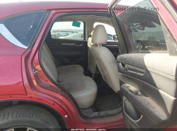 JM3KFACM7J0331369 2018 MAZDA CX-5 Burgundy VIN კოდის სტიკერის ხედი