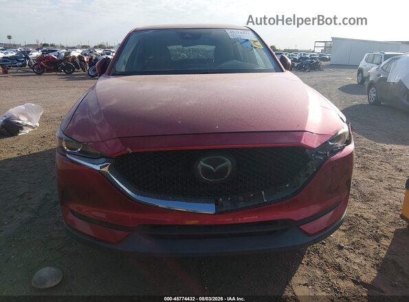JM3KFACM7J0331369 2018 MAZDA CX-5 Burgundy წინა ხედი