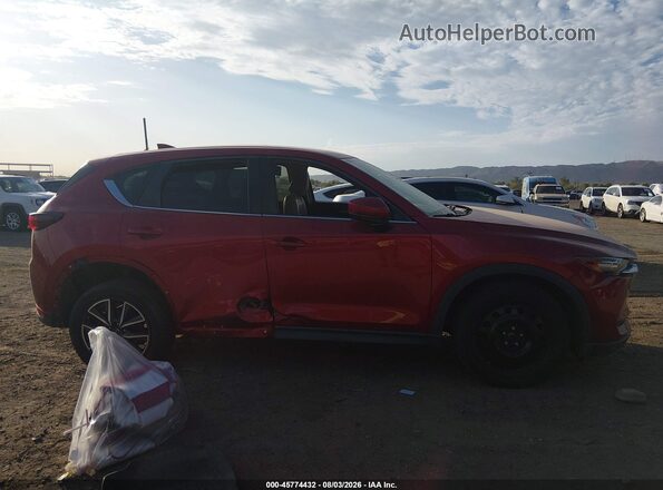 JM3KFACM7J0331369 2018 MAZDA CX-5 Burgundy უკანა სალონის ხედი