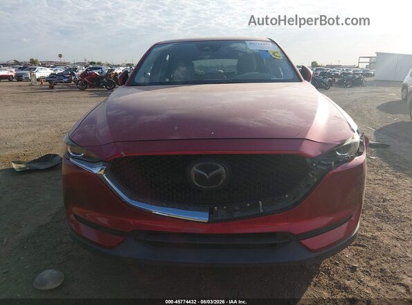 JM3KFACM7J0331369 2018 MAZDA CX-5 Burgundy ხელსაწყოთა პანელის ხედი