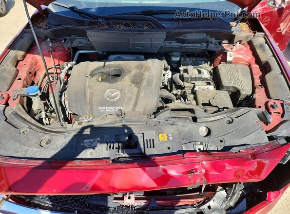 JM3KFACM7J0425431 2018 MAZDA CX-5 Red Vista del compartimento del motor