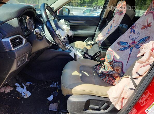 JM3KFACM7J0425431 2018 MAZDA CX-5 Red Vista interior delantera