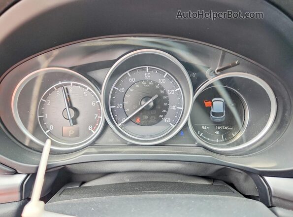 JM3KFACM7J1342558 2018 MAZDA CX-5 Black Instrument cluster view