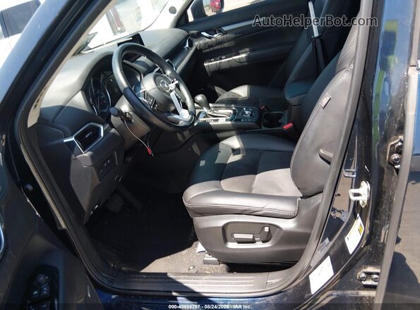 JM3KFACM7J1364138 2018 MAZDA CX-5 Blue VIN კოდის სტიკერის ხედი