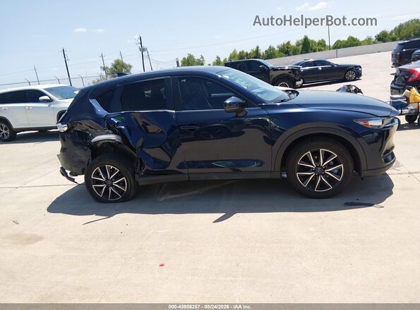 JM3KFACM7J1364138 2018 MAZDA CX-5 Blue უკანა სალონის ხედი