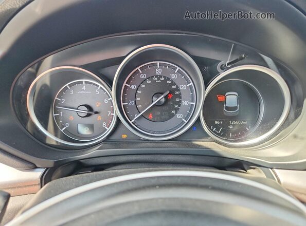 JM3KFACM7J1473036 2018 MAZDA CX-5 Blue Instrument cluster view