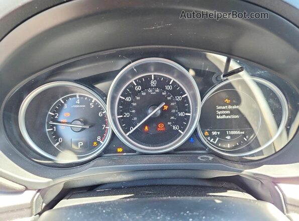 JM3KFACM7L0798648 2020 MAZDA CX-5 White Вид щитка приладів