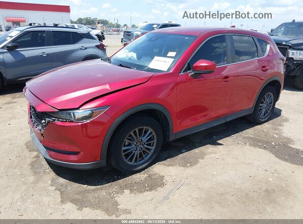 JM3KFACM8K0538337 2019 MAZDA CX-5 Red წინა მარცხენა ხედი სამი მეოთხედიდან
