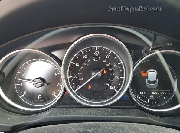 JM3KFACM8K0645193 2019 MAZDA CX-5 Black Widok zestawu wskaźników