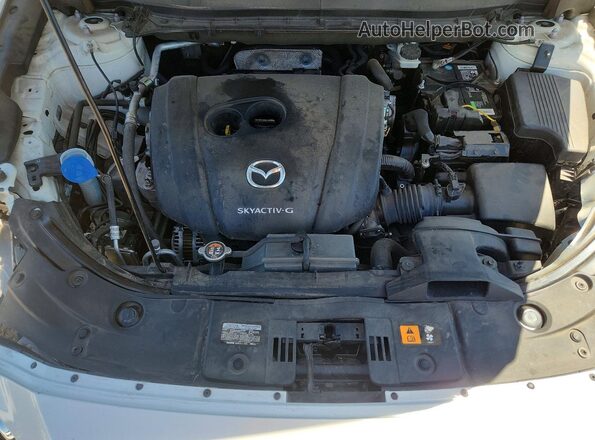 JM3KFACM8L0720573 2020 MAZDA CX-5 White Вид підкапотного простору