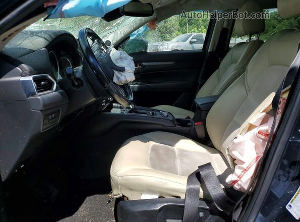 JM3KFACM9J1376842 2018 MAZDA CX-5 Blue Widok wnętrza z przodu