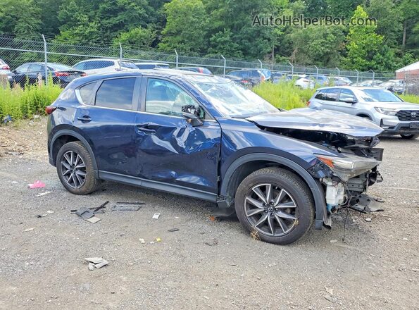JM3KFACM9J1376842 2018 MAZDA CX-5 Blue Przód prawy