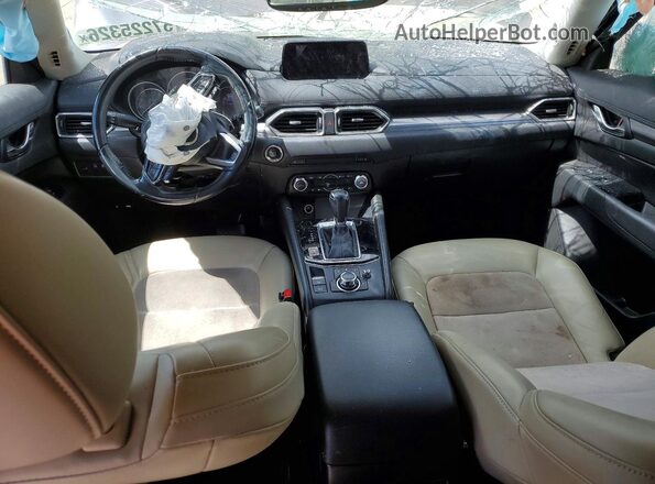 JM3KFACM9J1376842 2018 MAZDA CX-5 Blue Widok deski rozdzielczej