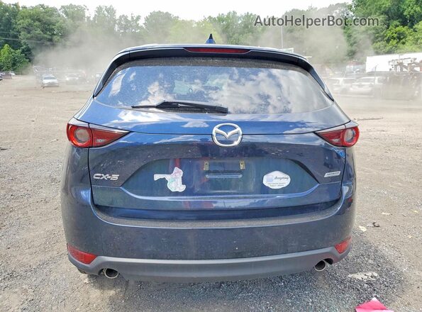 JM3KFACM9J1376842 2018 MAZDA CX-5 Blue Widok z tyłu