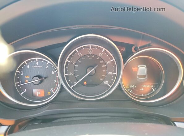 JM3KFACM9J1456965 2018 MAZDA CX-5 Charcoal Вид щитка приладів