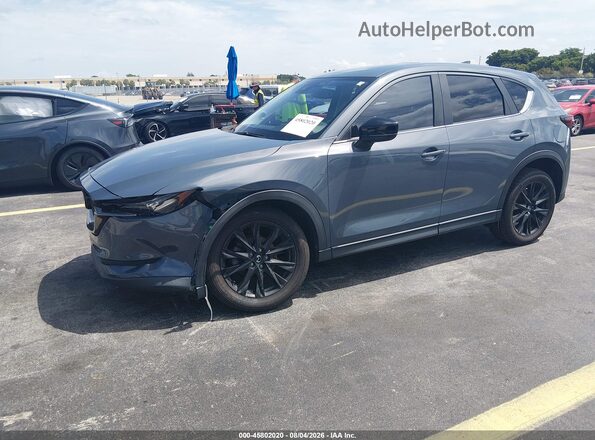 JM3KFACM9M0428917 2021 MAZDA CX-5 Серый Передняя левая четверть