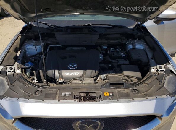 JM3KFACMXJ1399496 2018 MAZDA CX-5 Silver Vista del compartimento del motor