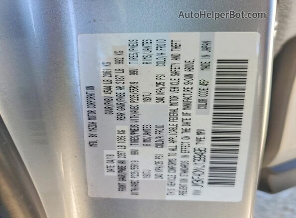 JM3KFACMXJ1399496 2018 MAZDA CX-5 Silver Vista de la etiqueta del VIN