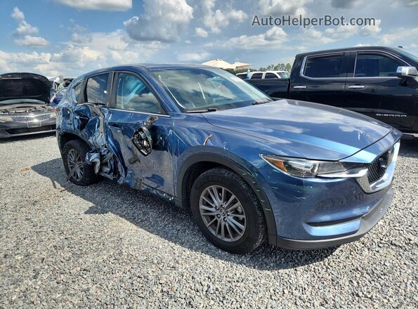 JM3KFACMXK0519885 2019 MAZDA CX-5 Blue წინა სალონის ხედი