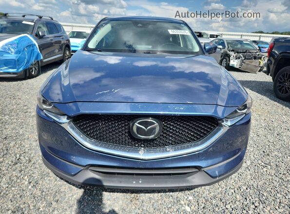 JM3KFACMXK0519885 2019 MAZDA CX-5 Blue ხელსაწყოთა პანელის ხედი