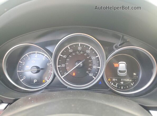 JM3KFACMXK1588862 2019 MAZDA CX-5 White Вид щитка приладів