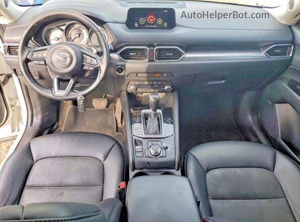 JM3KFACMXK1588862 2019 MAZDA CX-5 White Вид панелі приладів