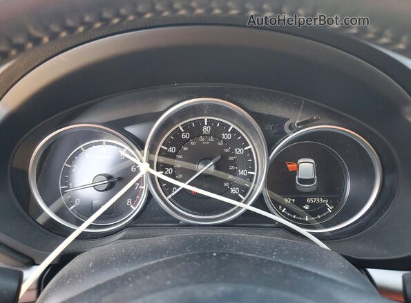 JM3KFACMXL0798613 2020 MAZDA CX-5 Белый Вид щитка приборов