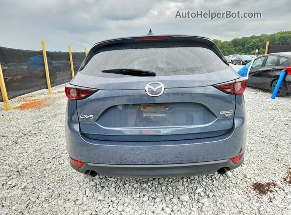JM3KFACY1M0425335 2021 MAZDA CX-5 Blue Вид ззаду