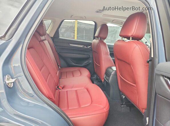 JM3KFACY1M0425335 2021 MAZDA CX-5 Blue Вид задньої частини салону