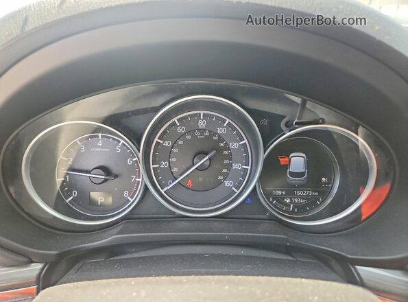 JM3KFADL0H0185431 2017 MAZDA CX-5 Silver Вид щитка приладів