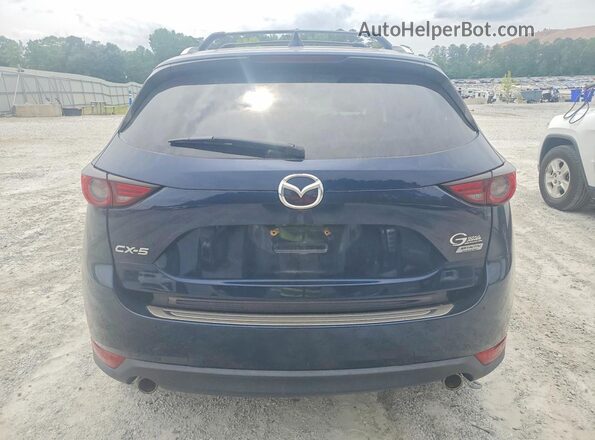 JM3KFADL3H0164525 2017 MAZDA CX-5 Blue Вид ззаду