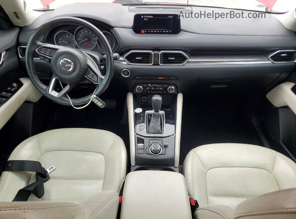 JM3KFADL7H0176368 2017 MAZDA CX-5 Burgundy Vista del salpicadero