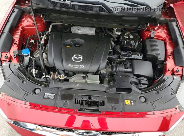 JM3KFADL7H0176368 2017 MAZDA CX-5 Burgundy Vista del compartimento del motor