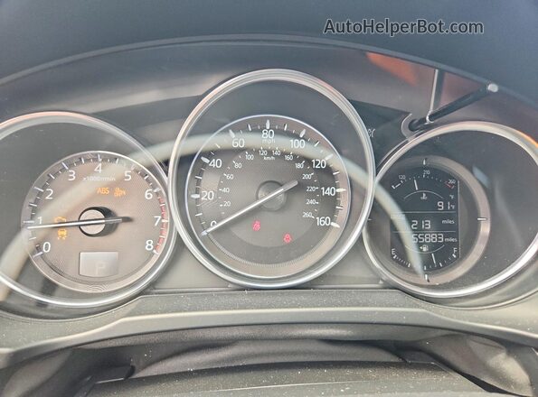 JM3KFADL8H0202475 2017 MAZDA CX-5 Gray Widok zestawu wskaźników
