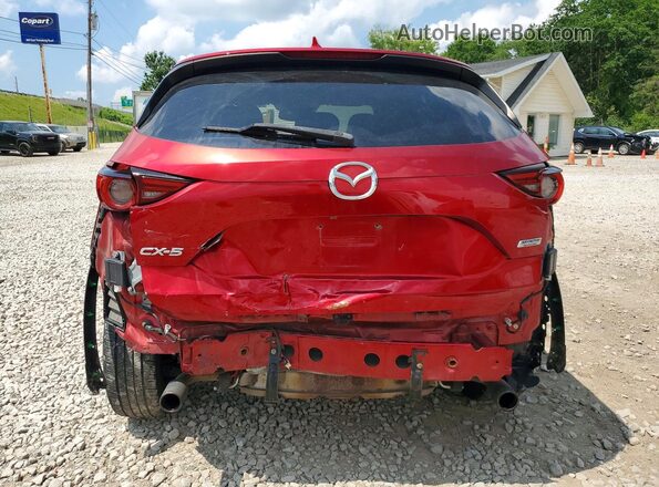 JM3KFADL9H0107228 2017 MAZDA CX-5 Red Vista trasera