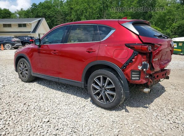 JM3KFADL9H0107228 2017 MAZDA CX-5 Red Trasero izquierdo