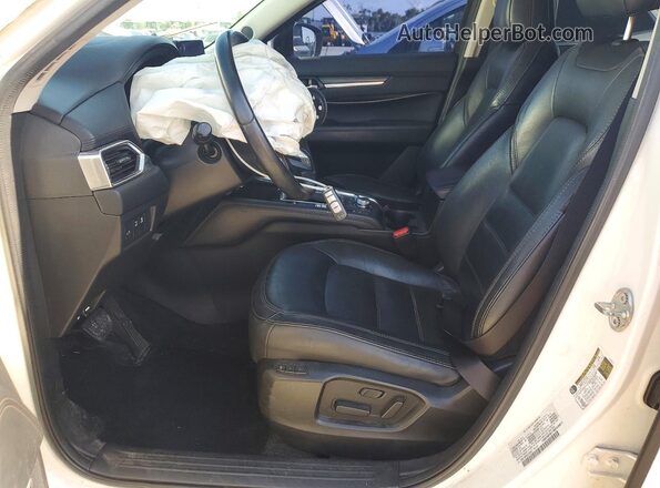 JM3KFADM0K1585421 2019 MAZDA CX-5 White წინა სალონის ხედი