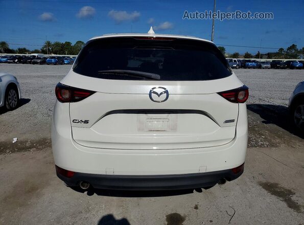 JM3KFADM0K1585421 2019 MAZDA CX-5 White უკანა ხედი