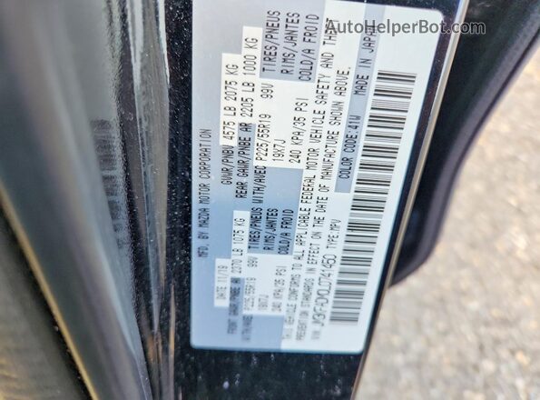 JM3KFADM0L0741450 2020 MAZDA CX-5 Черный Вид наклейки с VIN-кодом