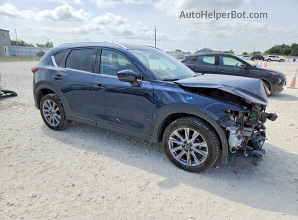 JM3KFADM0L0808385 2020 MAZDA CX-5 Blue Delantero derecho