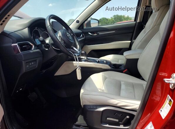 JM3KFADM2J0427635 2018 MAZDA CX-5 Red Widok wnętrza z przodu